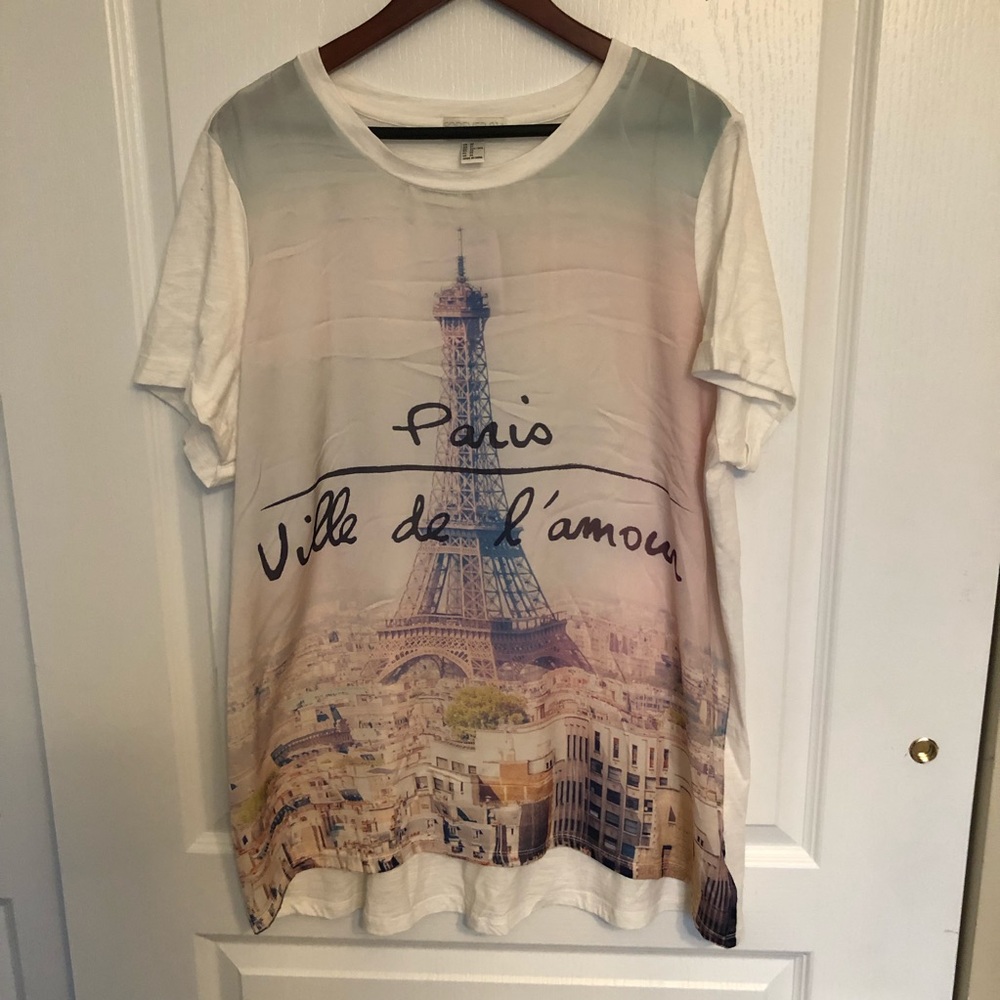 Forever 21+ Paris TShirt 2x